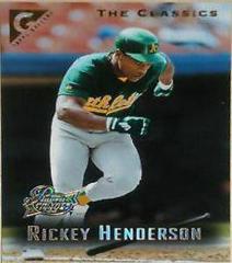 Rickey Henderson [Player's Private Issue] Baseball Cards 1996 Topps Gallery Prices