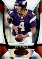 Brett Favre [Mirror Red] #71 Football Cards 2009 Panini Donruss Certified Prices