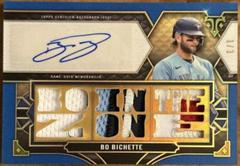 Bo Bichette [Sapphire] Baseball Cards 2022 Topps Triple Threads Autograph Relic Prices