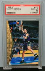 Marty Conlon #103 Basketball Cards 1994 SP Prices
