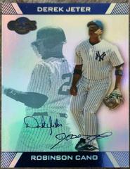 Derek Jeter, Robinson Cano [Blue] #55 Baseball Cards 2007 Topps CO Signers Prices