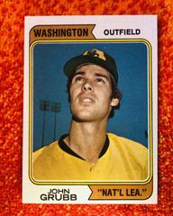 John Grubb Baseball Cards 1974 Topps Prices