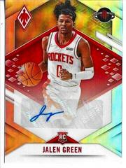 Jalen Green [Silver] Basketball Cards 2021 Panini Chronicles Phoenix Rookie Autographs Prices