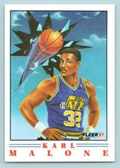 Karl Malone Basketball Cards 1991 Fleer Pro Visions Prices