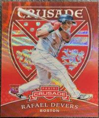 Rafael Devers [Ruby Wave] Baseball Cards 2018 Panini Chronicles Crusade Prices