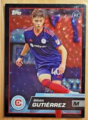Brian Gutierrez [Icy Black] Soccer Cards 2023 Topps MLS Prices