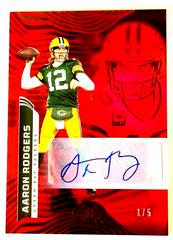 Aaron Rodgers [Signature Red] #33 Football Cards 2022 Panini Illusions Prices