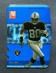 Jerry Rice [Aspirations] #41 Football Cards 2003 Panini Donruss Elite Prices