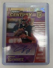 Anthony Schwartz [Purple] #TOC-ASC Football Cards 2021 Panini Chronicles Turn of the Century Autographs Prices