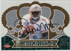 Peter Warrick [Autograph] #142 Football Cards 2000 Pacific Crown Royale Prices