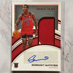 Bennedict Mathurin [Red] #18 Basketball Cards 2022 Panini Immaculate Collection Collegiate Prices