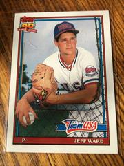 Jeff Ware #124T Baseball Cards 1991 Topps Traded Prices