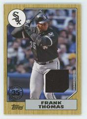 Frank Thomas Baseball Cards 2022 Topps 1987 Relics Prices