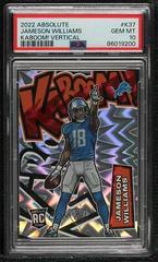 Jameson Williams #K37 Football Cards 2022 Panini Absolute Kaboom Vertical Prices