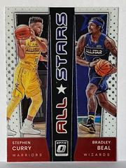 Bradley Beal, Stephen Curry Basketball Cards 2021 Panini Donruss Optic All Stars Prices