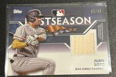 Juan Soto Baseball Cards 2023 Topps Postseason Performance Relics Prices