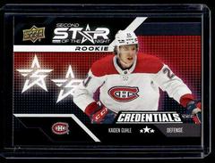 Kaiden Guhle [Rookie] #2SR-2 Hockey Cards 2022 Upper Deck Credentials 2nd Star Of The Night Prices