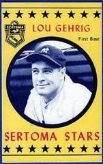 Lou Gehrig Baseball Cards 1977 Sertoma Stars Prices