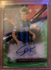 Charles De Ketelaere [Green] Soccer Cards 2021 Topps Finest UEFA Champions League Autographs Prices
