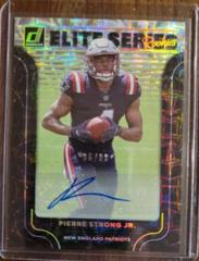 Pierre Strong Jr. [Autograph] Football Cards 2022 Panini Donruss The Elite Series Rookies Prices
