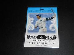 Alex Rodriguez [HR 194 Blue] #1 Baseball Cards 2008 Topps Moments & Milestones Prices
