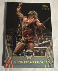 Ultimate Warrior [Silver] Wrestling Cards 2018 Topps Legends of WWE Prices