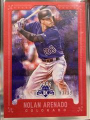 Nolan Arenado [Framed Red] #64 Baseball Cards 2017 Panini Diamond Kings Prices