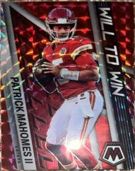 Patrick Mahomes II [Red] #WW-16 Football Cards 2022 Panini Mosaic Will to Win Prices