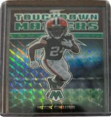 Nick Chubb [Green] #TD-14 Football Cards 2022 Panini Mosaic Touchdown Masters Prices