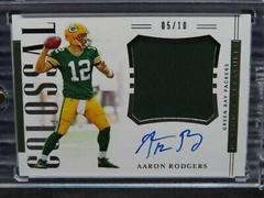 Aaron Rodgers Football Cards 2018 National Treasures Colossal Signatures Prices