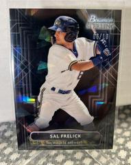Sal Frelick [Black Atomic] Baseball Cards 2022 Bowman Sterling Prices