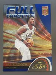 Donovan Mitchell [Blue] #8 Basketball Cards 2022 Panini Donruss Elite Full Throttle Prices