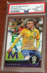 Neymar Jr. [Purple Prizm] #17 Soccer Cards 2015 Panini Select Ultimate Team Prices