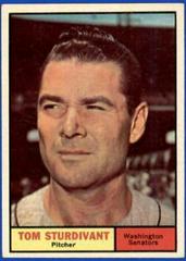 Tom Sturdivant #293 Baseball Cards 1961 Topps Prices