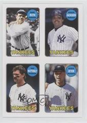 Babe Ruth, Derek Jeter, Don Mattingly, Reggie Jackson Baseball Cards 2013 Topps Archives 1969 4 in 1 Stickers Prices