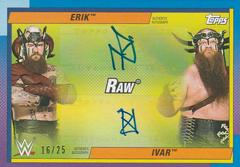 Ivar, Erik [Blue] #DA-VR Wrestling Cards 2021 Topps Heritage WWE Dual Autographs Prices