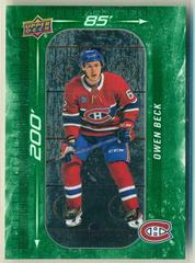 Owen Beck [Green] #DM-11 Hockey Cards 2023 Upper Deck 200' x 85' Prices