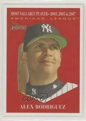 Alex Rodriguez #474 Baseball Cards 2010 Topps Heritage Prices