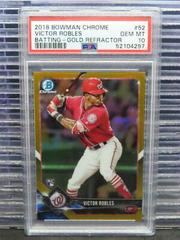 Victor Robles [Batting Gold Refractor] #52 Baseball Cards 2018 Bowman Chrome Prices