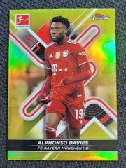 Alphonso Davies [Yellow] #126 Soccer Cards 2021 Topps Finest Bundesliga Prices
