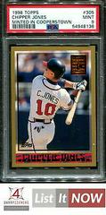 Chipper Jones [Minted in Cooperstown] #305 Baseball Cards 1998 Topps Prices