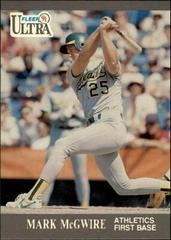 Mark McGwire Baseball Cards 1991 Ultra Prices