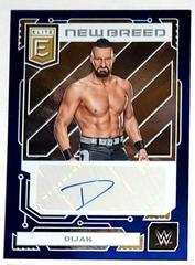 Dijak [Blue] #8 Wrestling Cards 2023 Donruss Elite WWE New Breed Autograph Prices