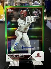 Elly De La Cruz [Autograph Green] #PD-170 Baseball Cards 2023 Topps Pro Debut Prices