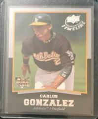 Carlos Gonzalez #97 Baseball Cards 2008 Upper Deck Timeline Prices