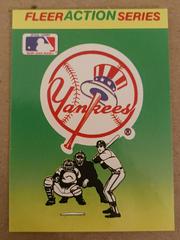 Yankees Baseball Cards 1990 Fleer Action Series Stickers Prices