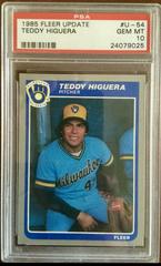Teddy Higuera #U-54 Baseball Cards 1985 Fleer Update Prices