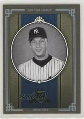 Derek Jeter [Framed Green Black & White] Baseball Cards 2005 Donruss Diamond Kings Prices