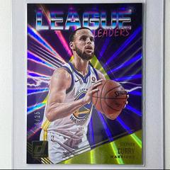 Stephen Curry [Holo Yellow Laser] Basketball Cards 2018 Panini Donruss League Leaders Prices