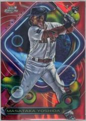 Masataka Yoshida [Red Flare] #185 Baseball Cards 2023 Topps Cosmic Chrome Prices